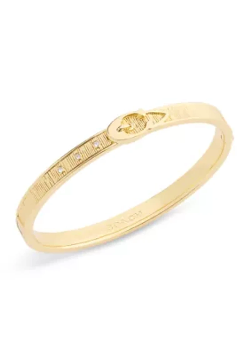 Signature C Buckle Bangle Bracelet