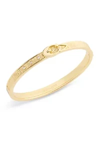 Signature C Buckle Bangle Bracelet