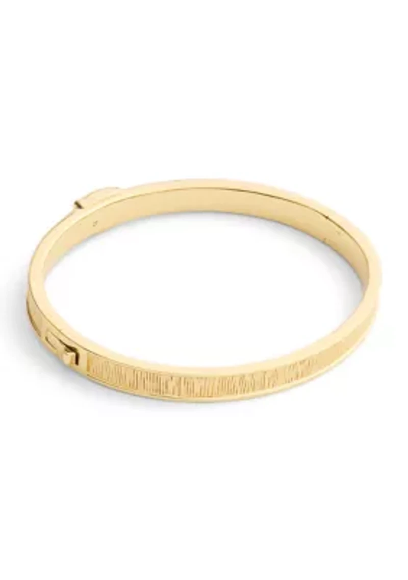 Signature C Buckle Bangle Bracelet