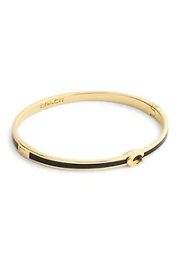 Signature C Enamel Bangle Bracelet