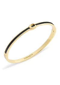 Signature C Enamel Bangle Bracelet