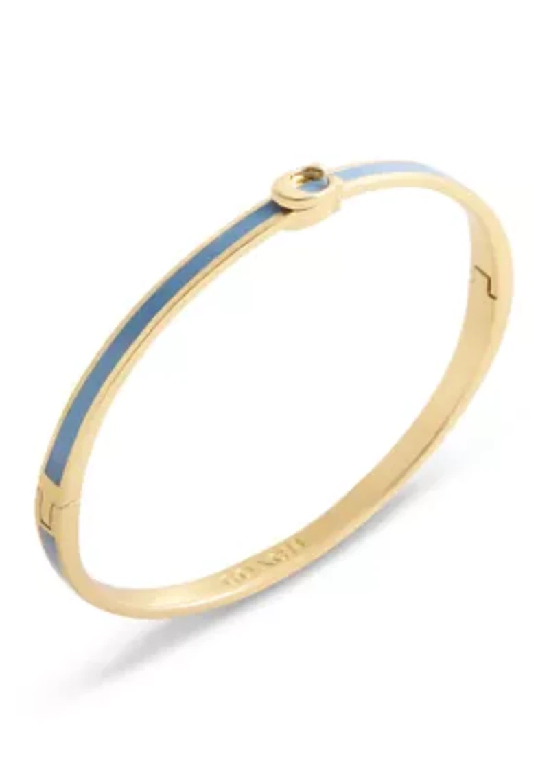 Signature C Enamel Bangle Bracelet