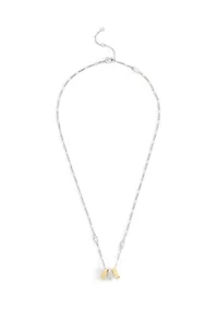 Signature Signet Rondelle Pendant Necklace