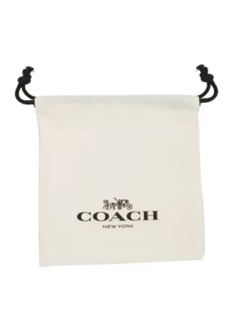 C Sculpted Hoop Earrings