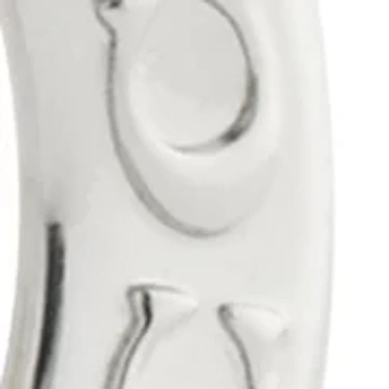 Signature C Pave Hoop Earrings