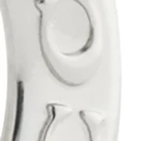 Signature C Pave Hoop Earrings