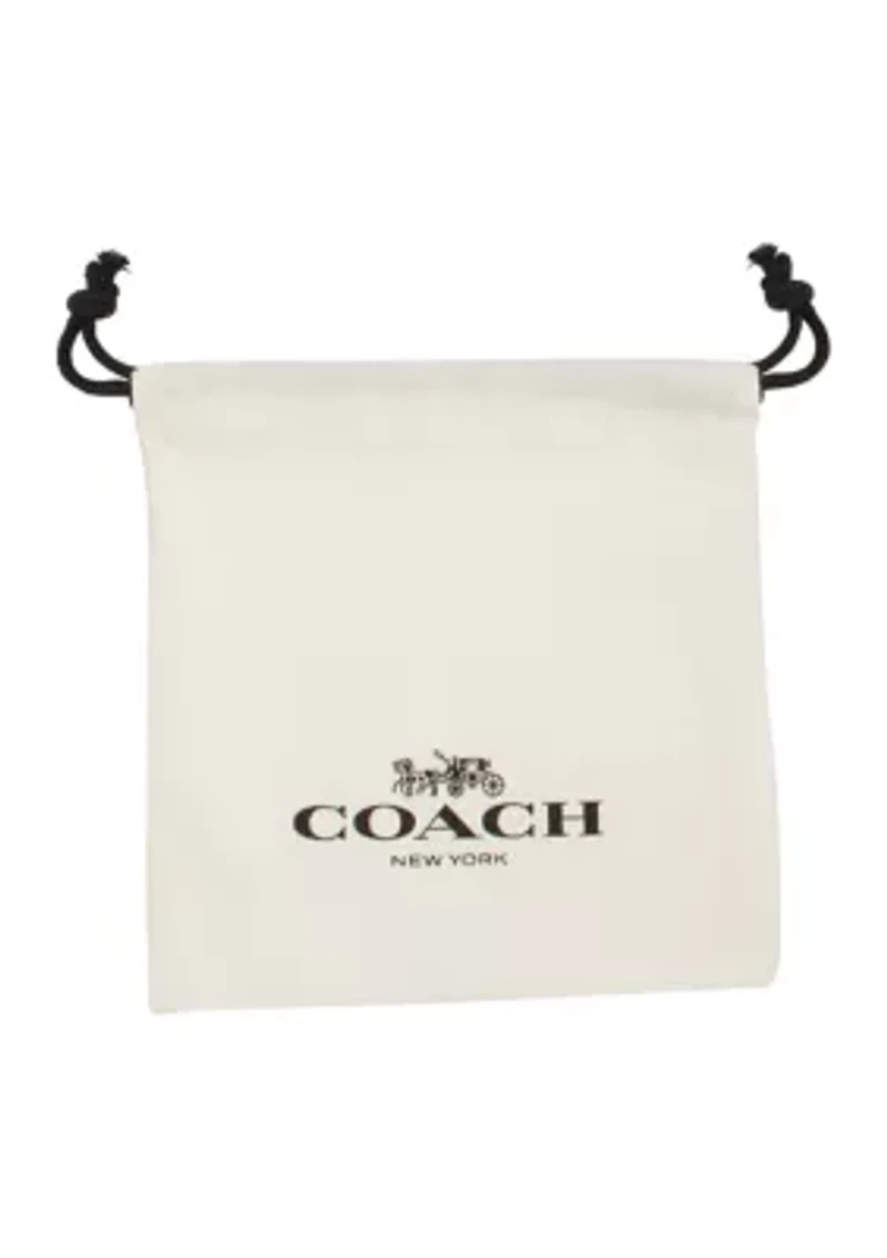 Signature C Buckle Hoop Earrings