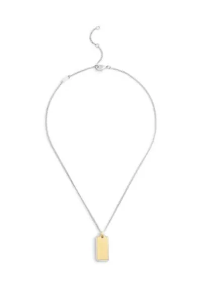 Signature Hangtag Pendant Necklace