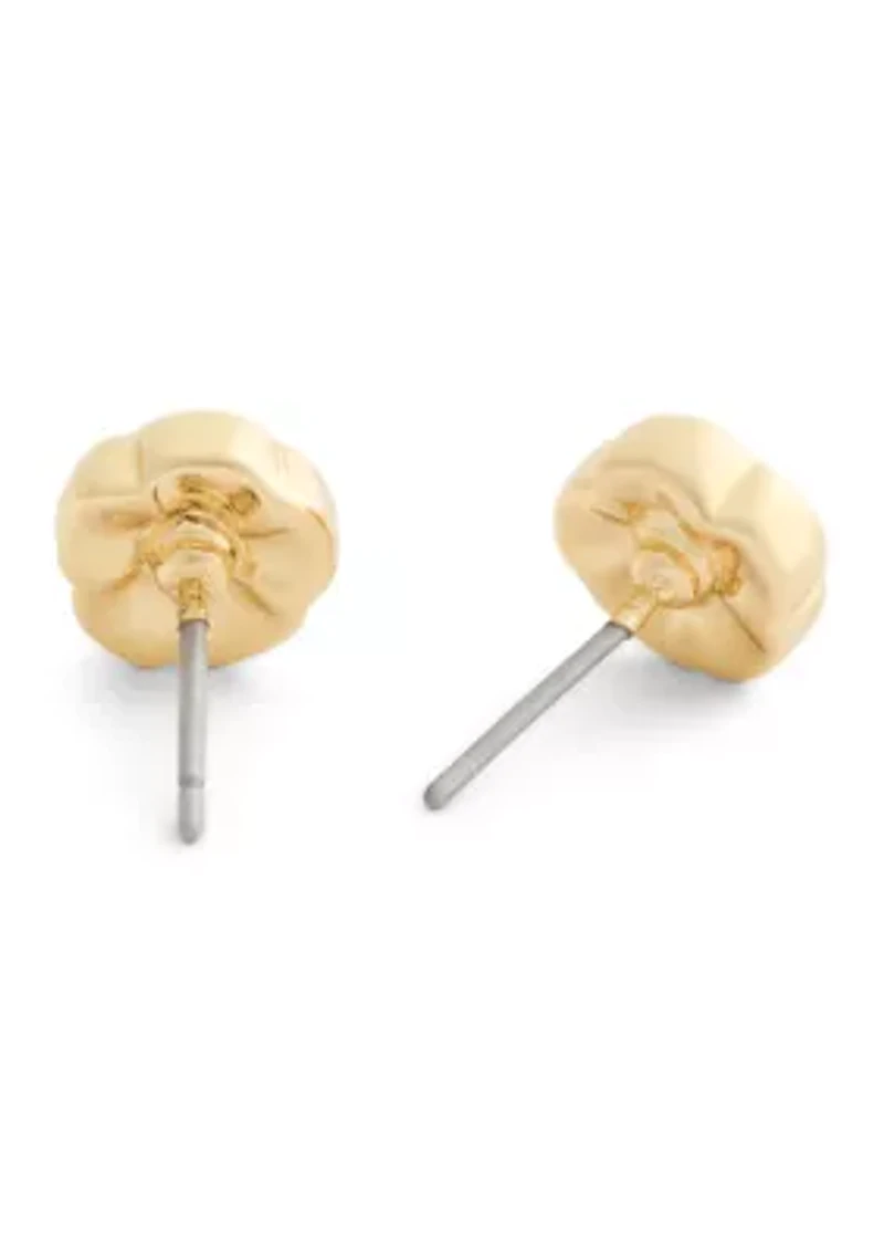 Signature Tea Rose Stud Earrings
