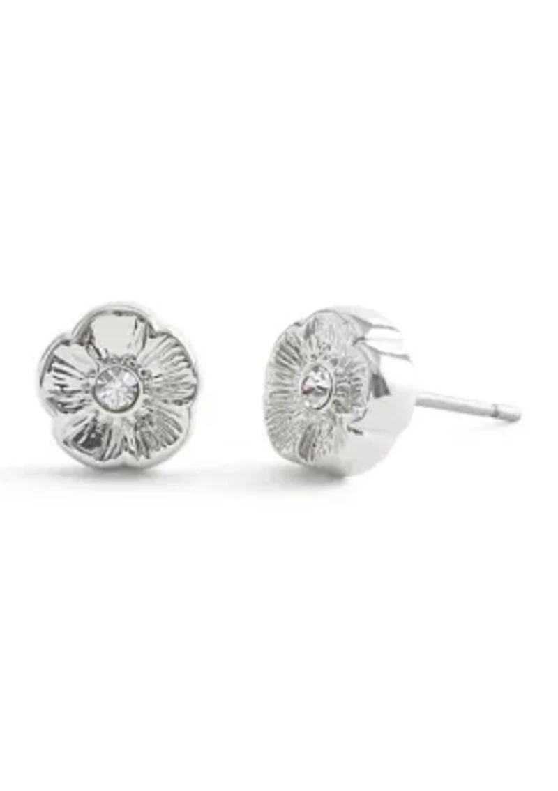 Signature Tea Rose Stud Earrings