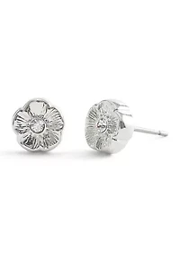 Signature Tea Rose Stud Earrings