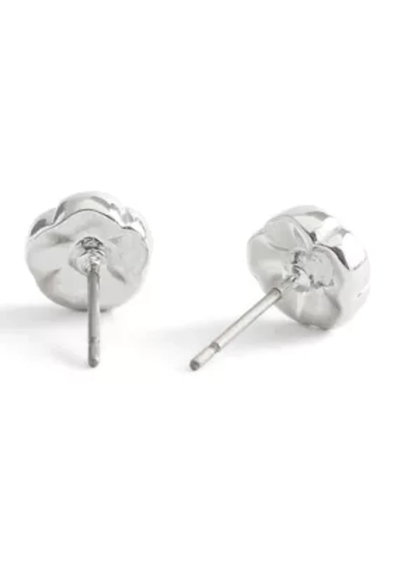 Signature Tea Rose Stud Earrings