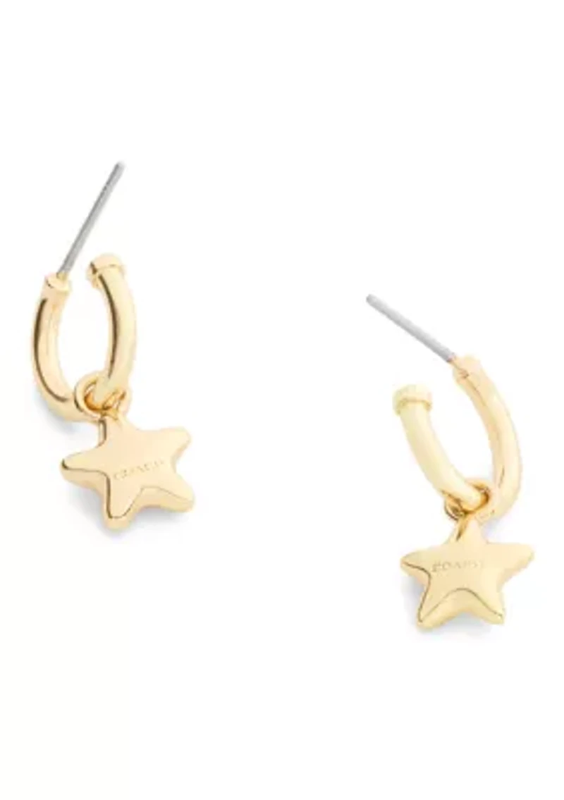 Star Charm drop Earrings
