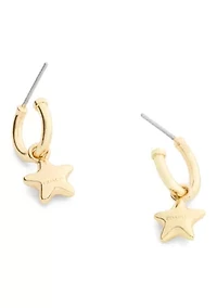 Star Charm drop Earrings