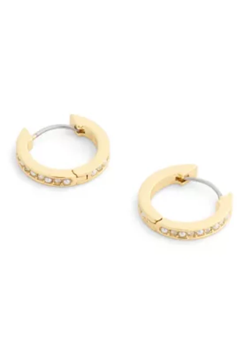 Classic Pearl Huggie Earrings
