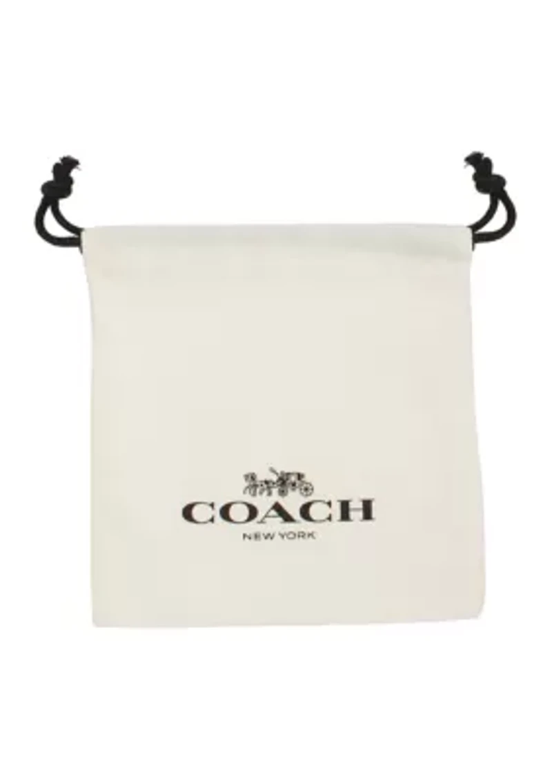 Signature C Chain Hoop Earrings