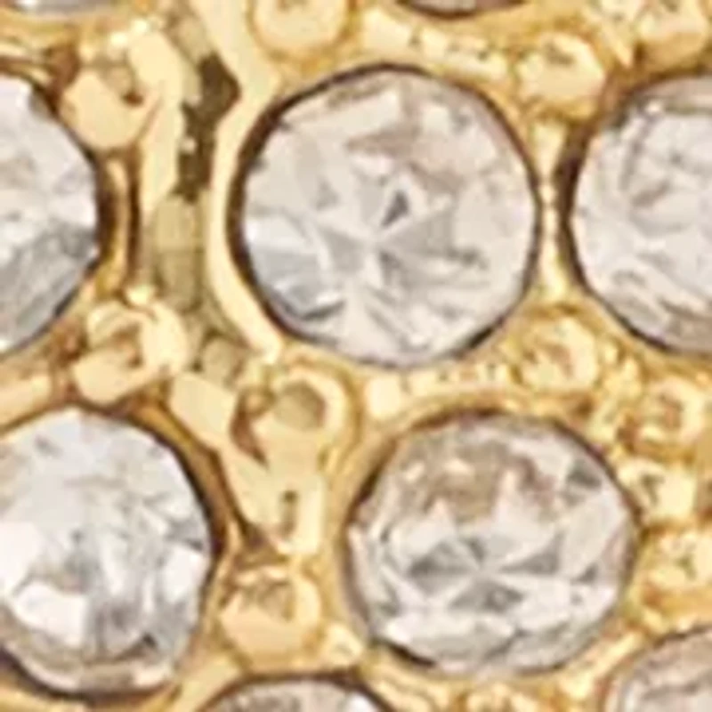 Pavé Signature C Stud Earrings