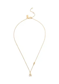 Cherry Pave Pendant Necklace  