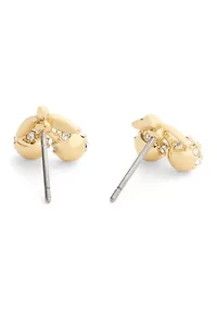 Cherry Pavé Stud Earrings
