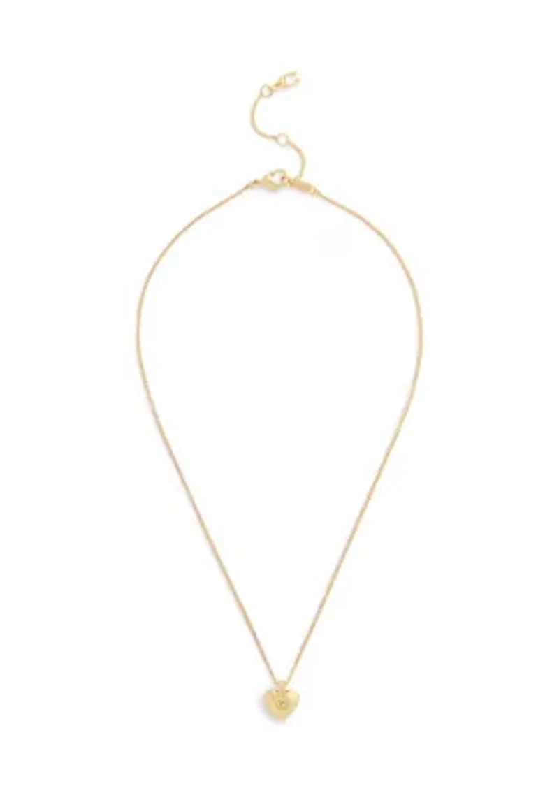 Puffy Heart Pendant Necklace