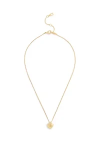  Puffy Heart Pendant Necklace