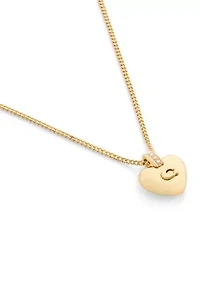  Puffy Heart Pendant Necklace