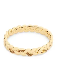 Signature C Braided Bangle Bracelet