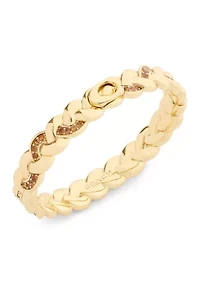 Signature C Braided Bangle Bracelet
