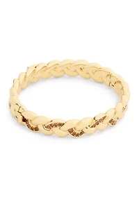 Signature C Braided Bangle Bracelet
