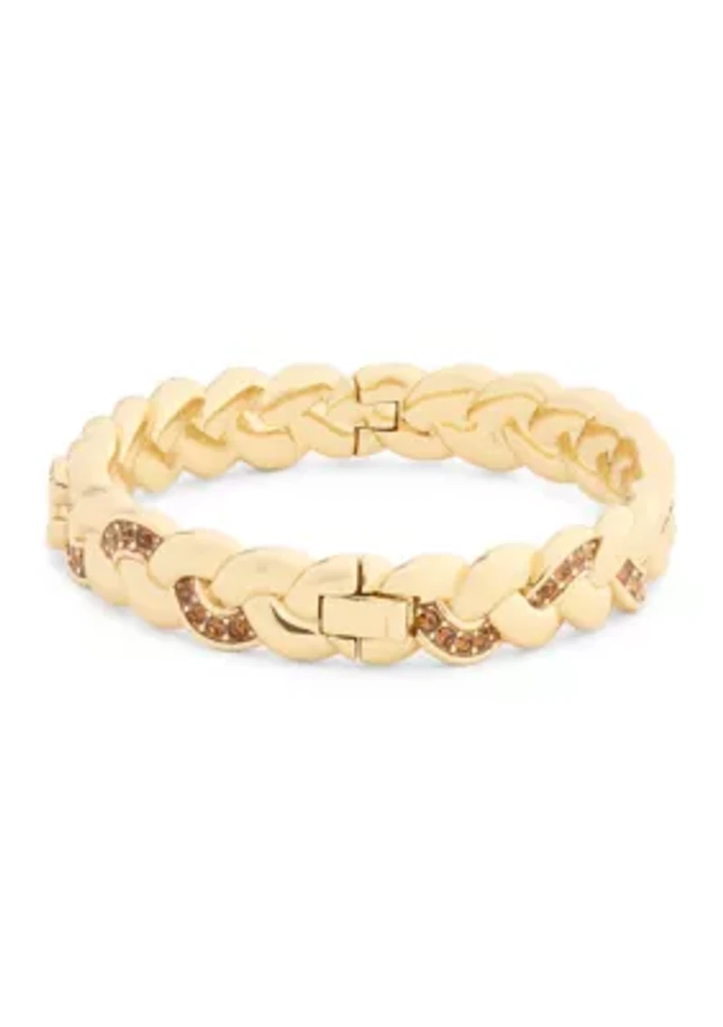 Signature C Braided Bangle Bracelet