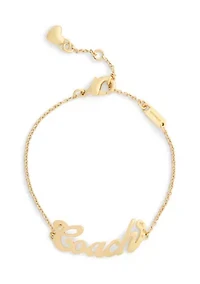 Signature Coach Name Plate Bracelet