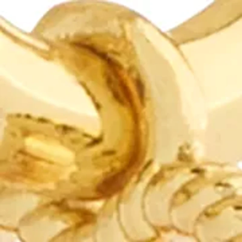 Signature Heart Charm Huggie Earrings