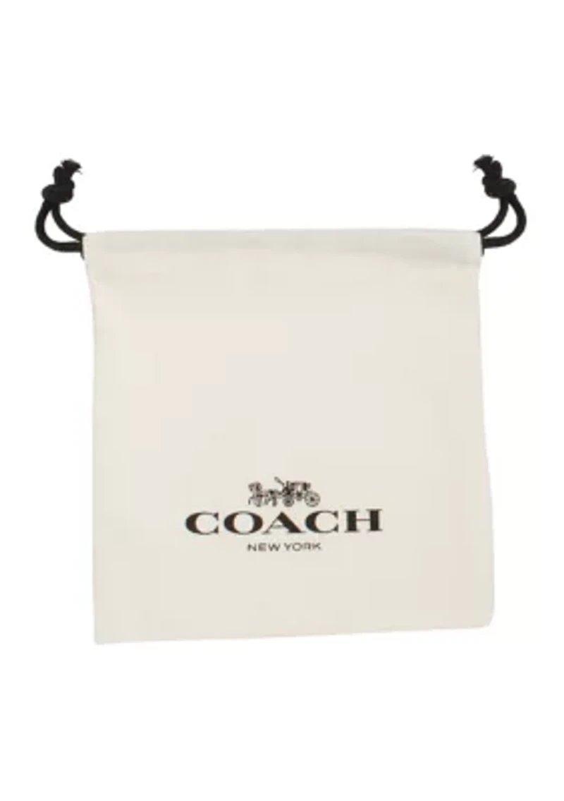 Signature Heart Charm Huggie Earrings