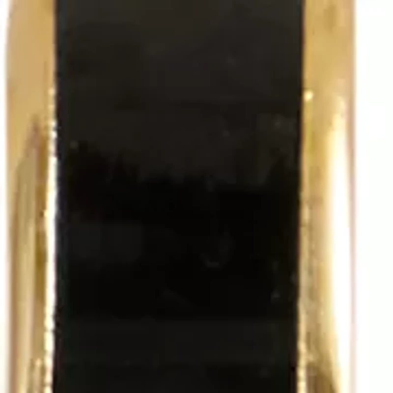 Signature C Enamel Huggie Earrings