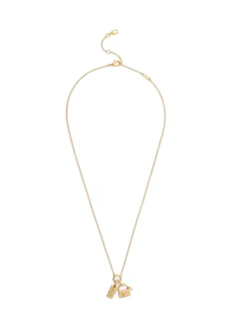 Tabby Key Rexy Charm Pendant Necklace