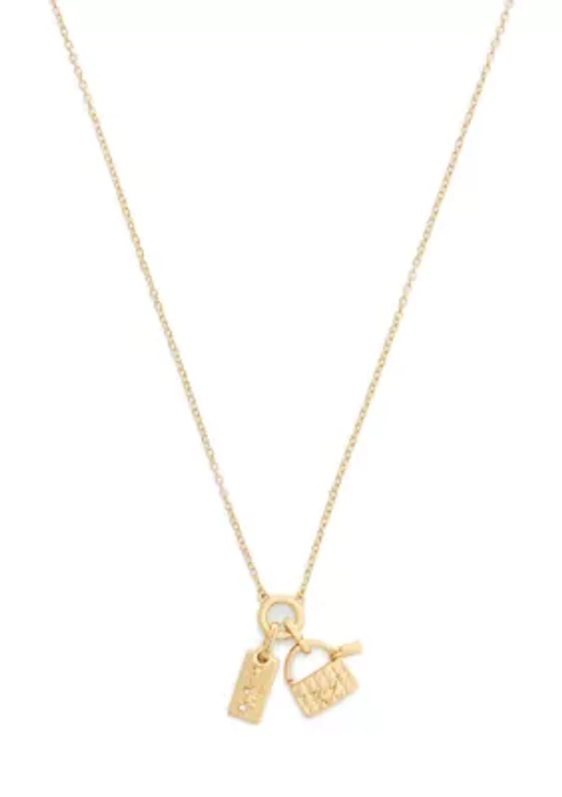 Tabby Key Rexy Charm Pendant Necklace