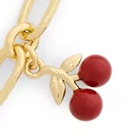 Signature Cherry Charm Bib Necklace