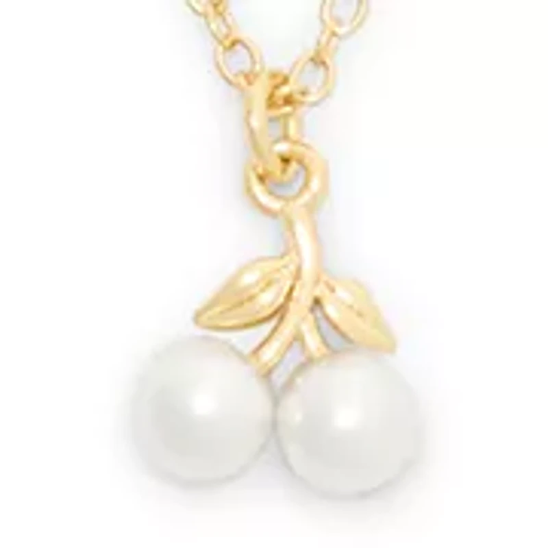 Signature Pearl Cherry Pendant Necklace