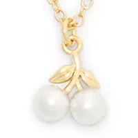 Signature Pearl Cherry Pendant Necklace