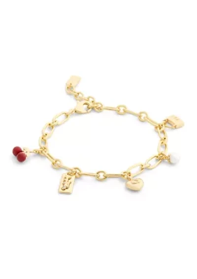 Signature Cherry Charm Link Bracelet