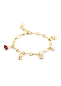 Signature Cherry Charm Link Bracelet