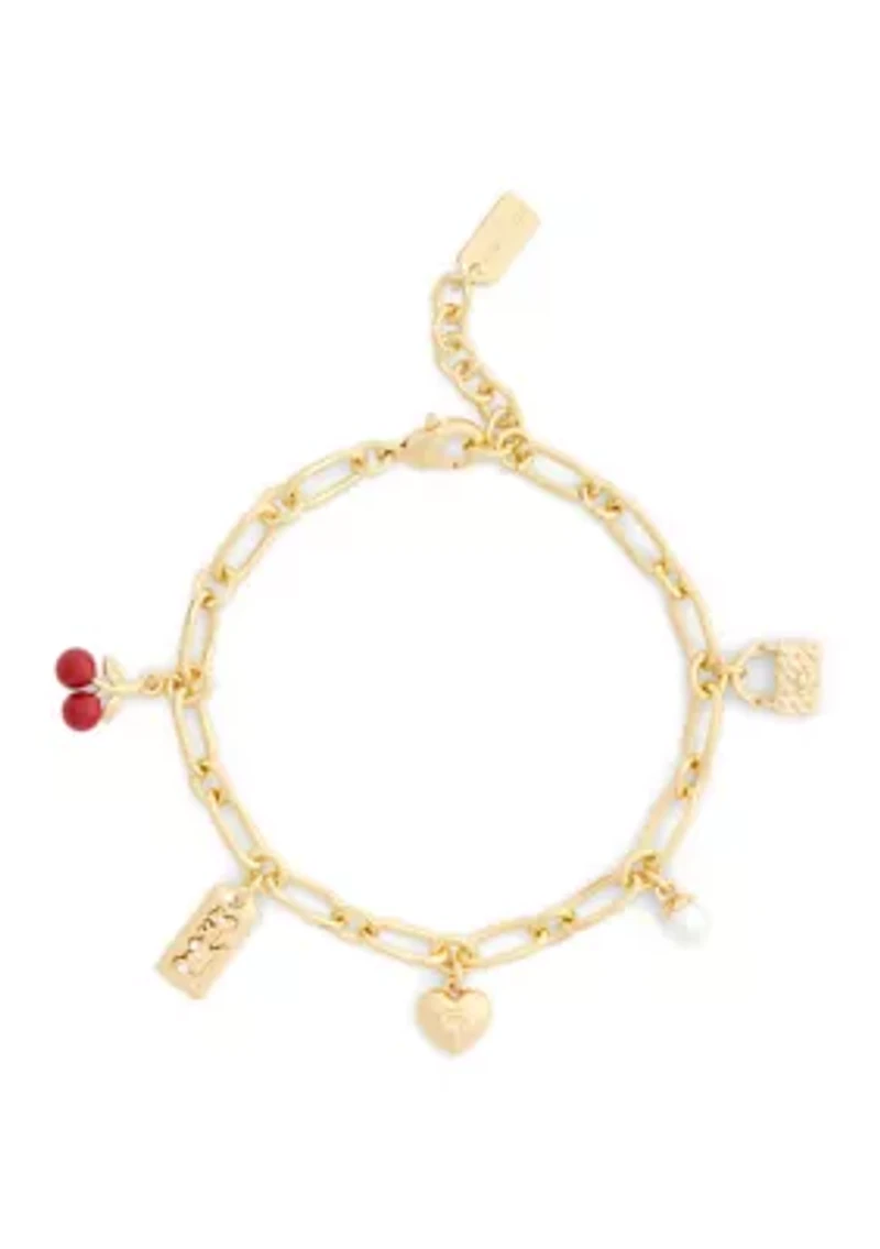Signature Cherry Charm Link Bracelet