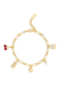 Signature Cherry Charm Link Bracelet
