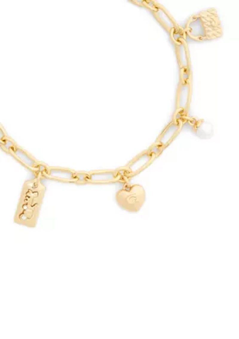 Signature Cherry Charm Link Bracelet