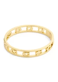 Signature C Openwork Bangle Bracelet