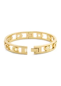 Signature C Openwork Bangle Bracelet