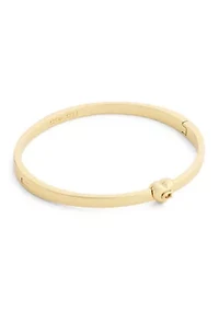 Signature C Heart Bangle Bracelet