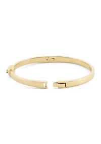 Signature C Heart Bangle Bracelet