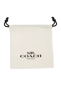 Signature C Heart Enamel Bangle Bracelet