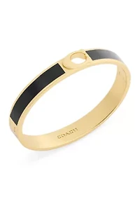 Signature C Enamel Bangle Bracelet
